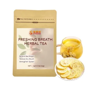Natural Chinese Organic benefit for Spleen and Dampness Removing Fresh Bad Breath Herbal Detox Tea Bag