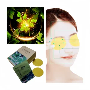 Natural Cooling Eye Patch for Office Workers. Moxa Ginseng Pearl Lutein. Soothes Dry Sore Strained Eyes. Daily