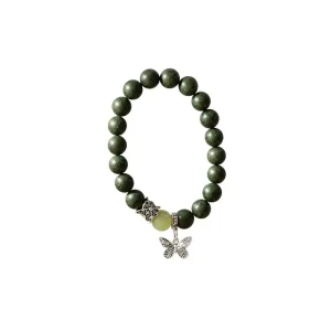 Natural Dream Spirit Fragrance Bracelet 10mm Scented Beaded Chinese Style Handmade Gift for Relaxation & Meditation