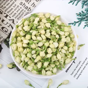 Natural Dried Jasmine Flowers Edible Jasmine Buds Herbal Tea for Blending Beverage Soap Cosmetics