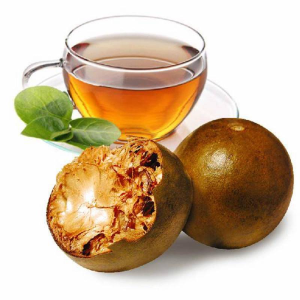 Natural Dried Monk Fruit Powder Luo Han Guo Siraitia Grosvenorii Bulk Powder for Herbal Tea Blending