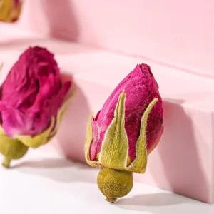 Natural Dried Pink Rose Buds, Edible Herb for Tea, Decoration, Soap and Candle Making, Bulk Packaging