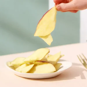 Natural Freeze Dried Apple Chips Sweet & Crunchy Ready to Eat Bulk Packaging