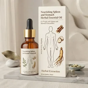 Natural Herbal Essential Oil Roll on with Ginseng Codonopsis Extract for Digestive Wellness Belly Care OEM Private Label
