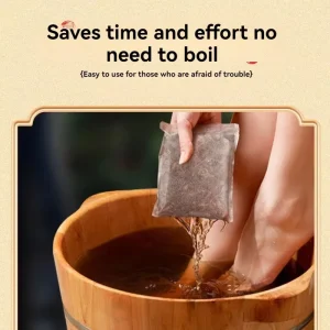 Natural Herbal Foot Soak Bag Unblock Meridians Foot Skin Care Relieves Exterior Syndrome Chinese Herbal