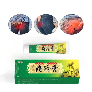 Natural Herbal Hemorrhoid Cream Hemorrhoids and Anal Fistula Pain Internal Piles Ointment External Anal Cream 15gMild and Gentle