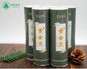 Natural Herbal Moxa Stick With 100% Mugwort Wool for Unblocking Meridians Harmonizing qi and Blood and Enhancing Immunity