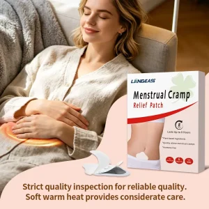 Natural Herbal Period Warmer Patch Long Lasting Warmth Gentle Skin Easy Carry CE ISO