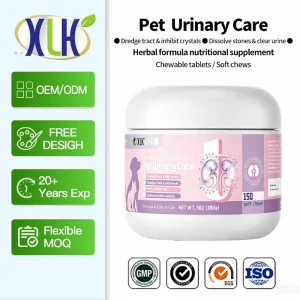 Natural Herbal Pet Kidney & Urinary Stone Relief Supplement for Dogs Cats TCM Formula for Dysuria Hematuria