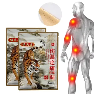 Natural Herbs Chinese Tiger Patch Plaster for Body Pain Relief Muscle & Blood Activation