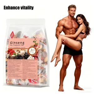 Natural Herbs Men’s Vitality Energy Tea Enhanced Sexual Vitality Maca Ginseng Ten Treasure Kidney Tea