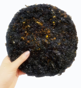 Natural High Quality No Sand Organic Fujian Dried Seaweed Laver Round Cake 4kg OEM Package Free Sample