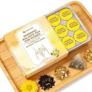 Natural Hormone Balance Tea Women Support Tea Regulate Menstrual Cycle Ease PMS Symptoms Hot Flashes Relief