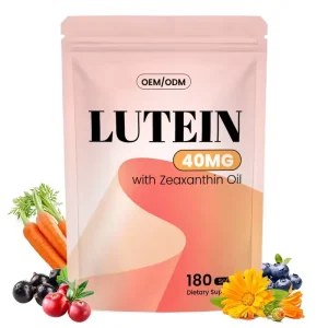 Natural Lutein Softgels with Zeaxanthin Oil Marigold Extract Eye Care Dietary Supplement Private Label OEM
