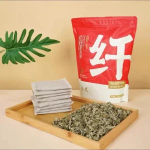 Natural Mugwort Herb Foot Soak Lymphatic Drainage Wormwood Leg Slimming Pad 500ml Detox & Sleep Aid Foot Skin Care
