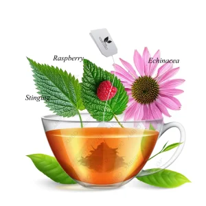 Natural Premium Fertility Tea for Women to Regulate Menstrual Cycle for Reproductive Health and Hormone Balance