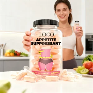 Natural Vitamin Dietary Fiber Supplement Capsule Herbal Appetite Suppressant and Fat Burner for Slimming Weight Loss