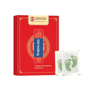 Natural Wormwood Foot Patch Herbal Foot Warming Patch for Nighttime Relaxation