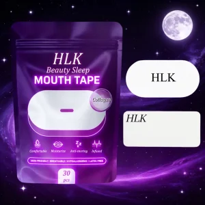 New 6 Ingredients Vitamin Aloe COQ10 Hypoallergenic Reusable Infused Collagen Mouth Tape With Collagen