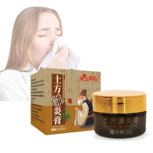 New Design Rhinitis Allergic Chinese Herbs Rhinitis Sinusitis Congestion OEM Nose Ointment Runny Itching Sneezing Nasal Cream