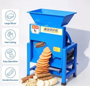 New Heavy Duty Commercial Automatic Cast Iron Slicer Machine 1 Year Warranty for Processing
