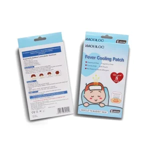 Non-Medicated Cooling Patch Safe Physical Fever Reduction Without Side Effects