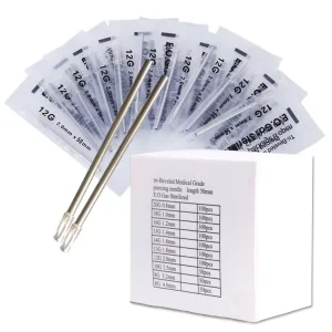 10G-20G Professional Disposable Stainless Steel Body Piercing Needles Receiving