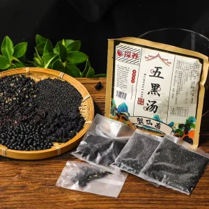 Nutritious Five Black Flavor Tea Natural Herbal Blend Daily Nourish Warm Brew Healthy Drink for Adults Morning Evening Sipping