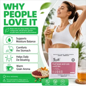 Nutritious Organic Mixed Grain Tea Red Bean Coix Seed Health Tea Bagged