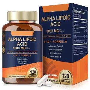 ODM OEM Liuhe One Lipoic Acid 1000mg Per Serving Liuhe One Formula Contains Curcumin Vitamin C Antioxidant Provides Energy