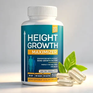 OEM 100% Natural Calcium Height Support Supplement 60 Capsules for Adults Improved Bone Density & Joint Health 60pcs Capsules