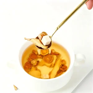 OEM Blended 28 Days Spleen Tonic Yellow Bud Herbal Health Tea 150g Codonopsis Poria Ginger Licorice Tea Bags Spleen Harmony