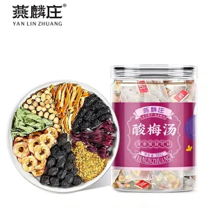 OEM China High Quality Organic Handmade Sour Plum Soup Tea Bag No Artificial Additives Traditional Chinese Wellness