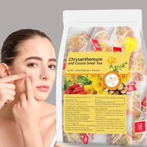 OEM Chinese Anti Toxic Liver Cleansing Tea Customized Chrysanthemum Cassia Seed Herbal Tea