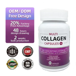 OEM Collagen Capsules Whitening Pills Whitening Capsule Collagen Pills Drink Collagen Peptide Powder