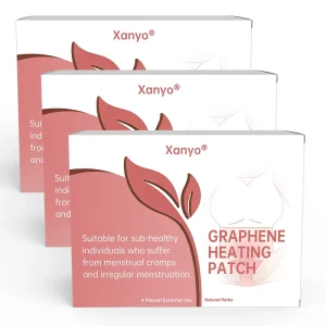 OEM Custom Health Care Natural Graphene Self Heating Adhesive Heat Patch for Women Relieves Menstrual Cramp & Period Pain