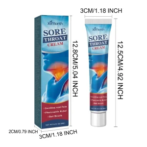 OEM Custom Neck Throat Care Cream Mild Soothing Throat Pain Discomfort Cough Dry Itchy Body Care Massage Ointment