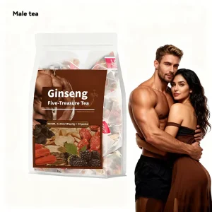 OEM Custom Private Label Herbal Tea Bags Ginseng Five Treasures Tea Kidney Tea Natural Sexual Enhancement For Man
