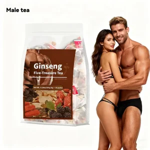 OEM Custom Private Label Men’s Tea Ginseng Five Treasures Tea Kidney Tea Enhanced Sexual Vitality