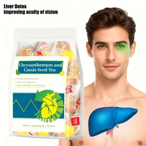 OEM Custom Tea Bag Kidney and Liver Herbal Tea Liver Cleanse and Detox Healthy Tea Improving Acuity of Vision