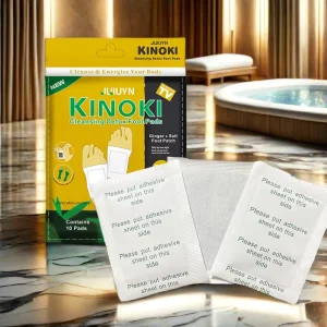 OEM Deep Cleansing Herbal Kinoki Foot Pads 10pcs Detox Foot Patches for Better Sleep