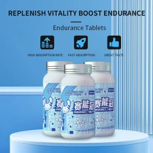 OEM Endurance Sports Nutrition Tablets Supplement with Cultivated Ginseng Calcium Iron Vitamin C & B Complex