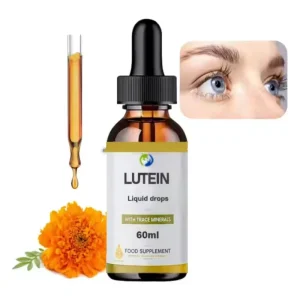 OEM Eye Care Halal Marigold Zeaxanthin Lutein Eye Drops Supplement Vitamin Eyes Lutein Liquid Drops