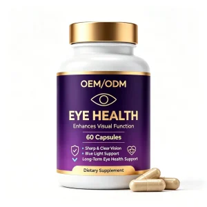 OEM Eye Health Supplement Lutein Zeaxanthin Bilberry Extract Capsules for Adult Eye Strain Dry Eyes Vision Support