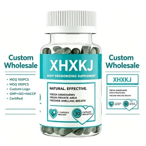 OEM Fast Delivery GMP ISO Certified Natural Herbal Formula Top Grade Adult Body Deodorizing Supplement Sodium Copper