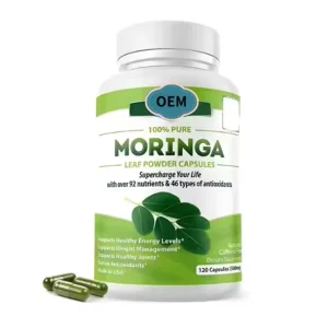 OEM Healthcare Moringa Leaf Extract Capsule Dietary Supplement 120Caps