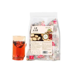 OEM Herbal Ginseng Five Treasure Tea Nourishes the Liver and Kidneys Liver Protecting Flavored Tea Men’s Energy Tea