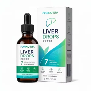 OEM Liver Support Drops 7 Complex Ingredients Liquid Supplement High Absorption Liver Health Tincture Natural Food Supplement