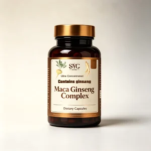 OEM Natural 10000mg Maca Ginseng Complex Capsules 60 Pills Black Red Yellow Maca Boost Stamina Vitality Hormone Balance for Men