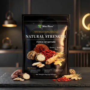OEM Natural Strength Tea Male Kidney Nourishing Energy Boost Tea Potent Herbal Ginseng Maca